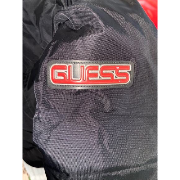 GUESS Puffer Jacket Small Black Snow Ski 80% Down 20% Waterfowl Feather - Picture 7 of 9